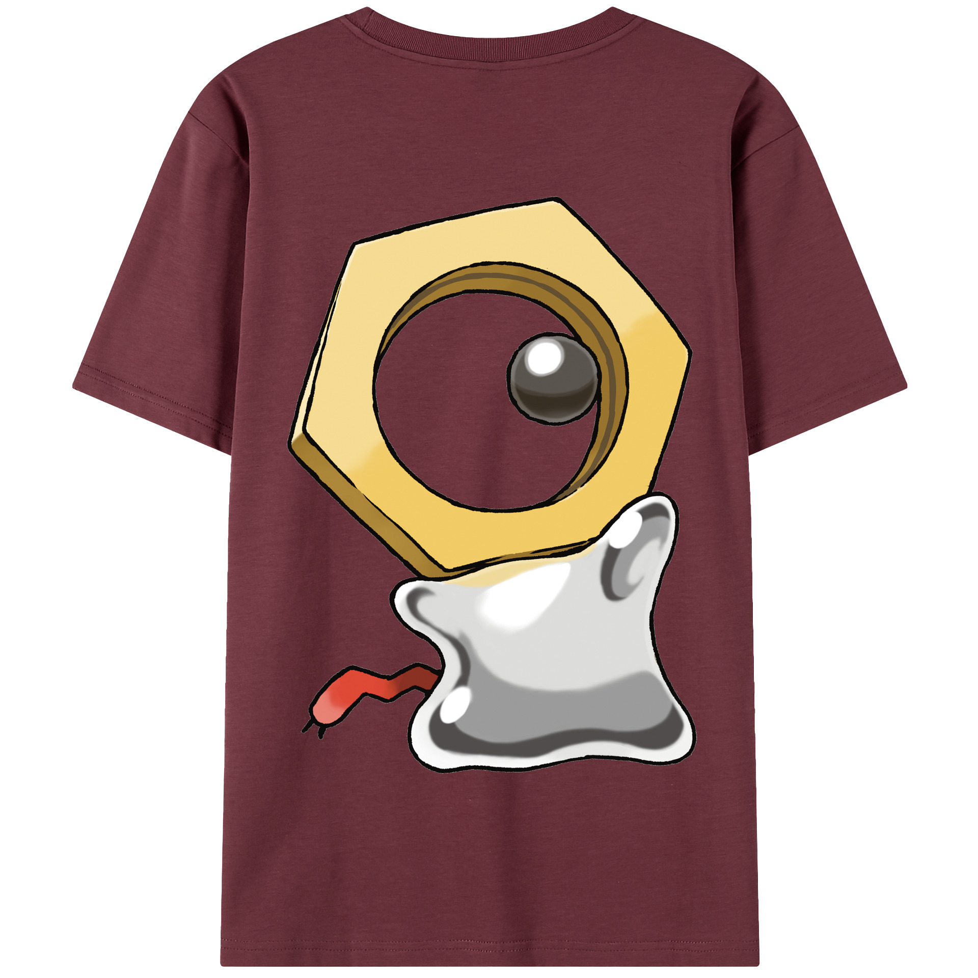 （画像用） ポケットモンスター Pokémon 綿100％半袖Tシャツ（背面プリント）